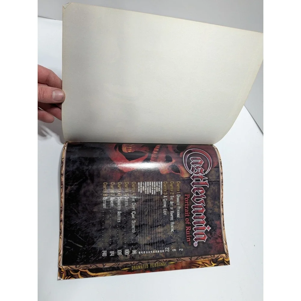 Castlevania Portrait of Ruin Official Strategy Guide‎ BradyGames Nintendo DS